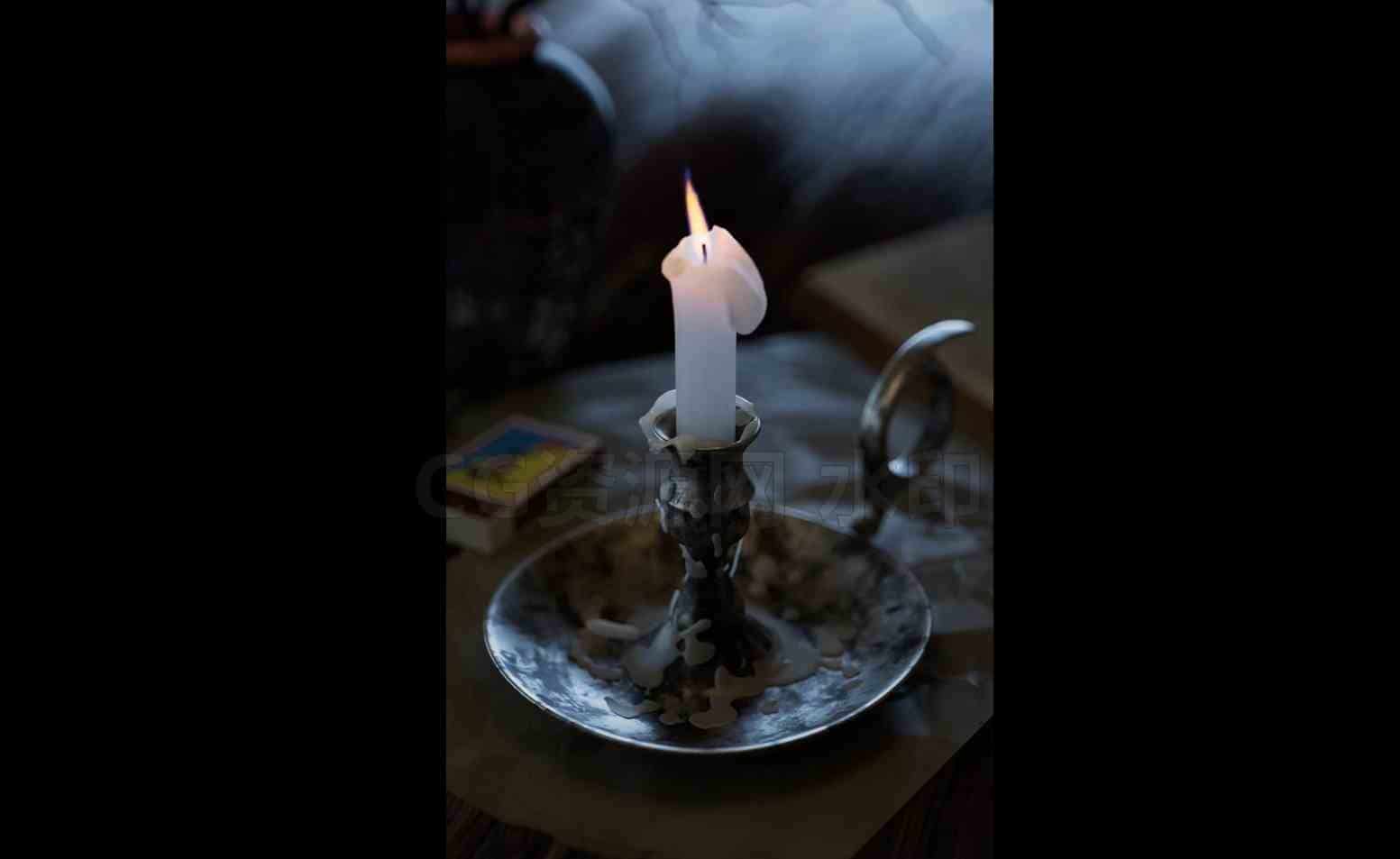 Houdini蜡烛燃烧工程Melting Candle CGI-B站/公众号:特效向
