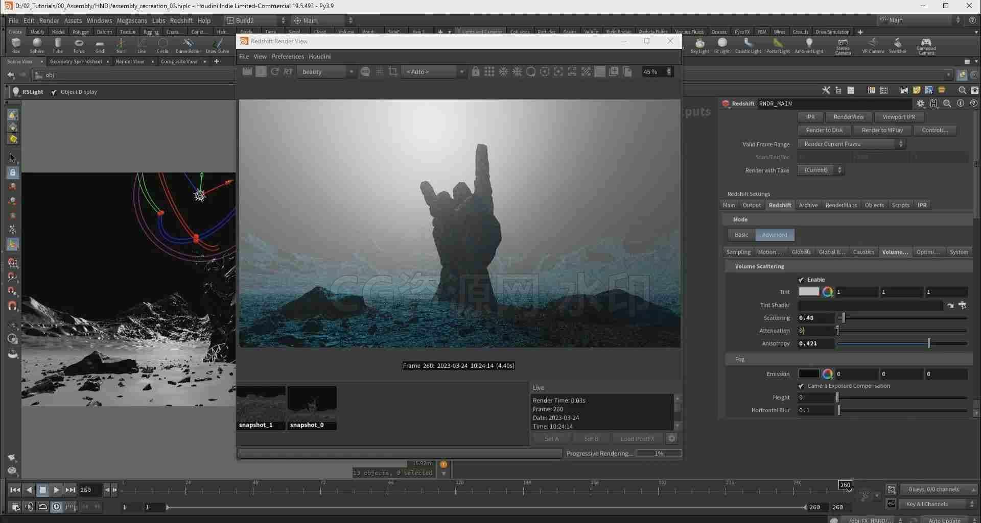 图片[4]-voxyde Houdini魔法石碎块汇聚集能量火焰聚合专业nuke合成Magical Rock Assembly – Houdini & Nuke VFX Course-B站/公众号:特效向