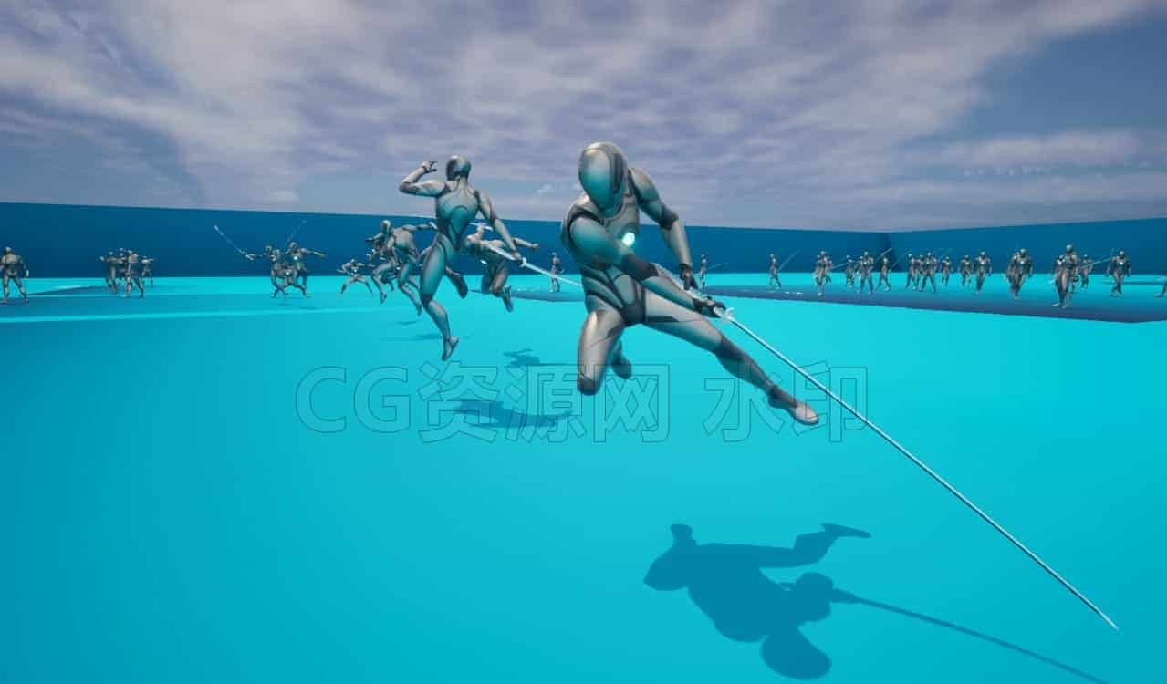 图片[2]-Nodachi Sword Animation Pack动画包动作库【UE5素材】-B站/公众号:特效向