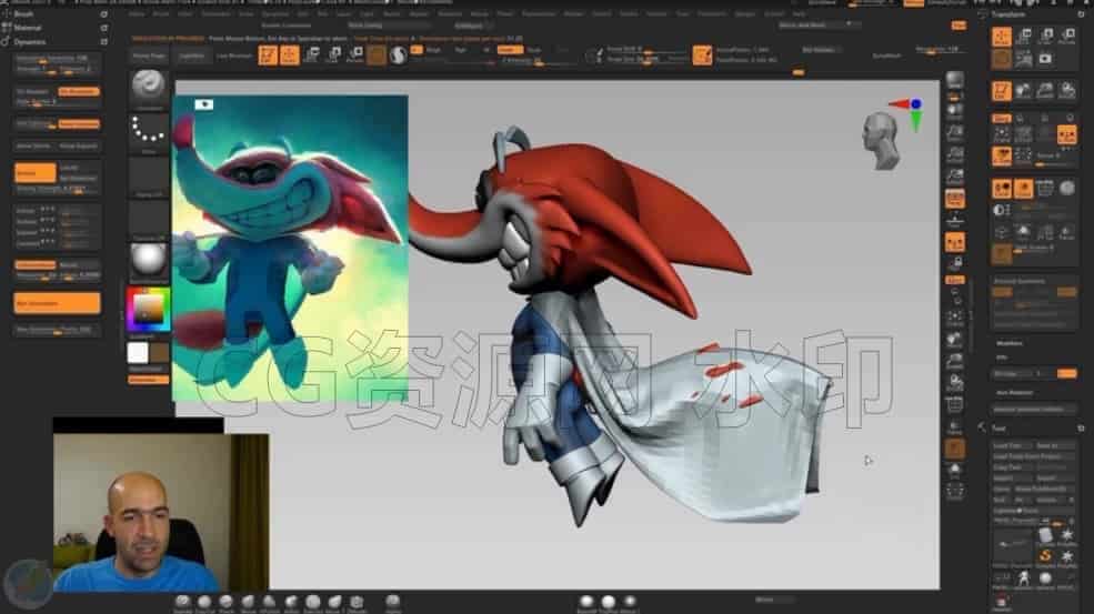 图片[2]-Substance Painter全3D卡通角色课程-B站/公众号:特效向