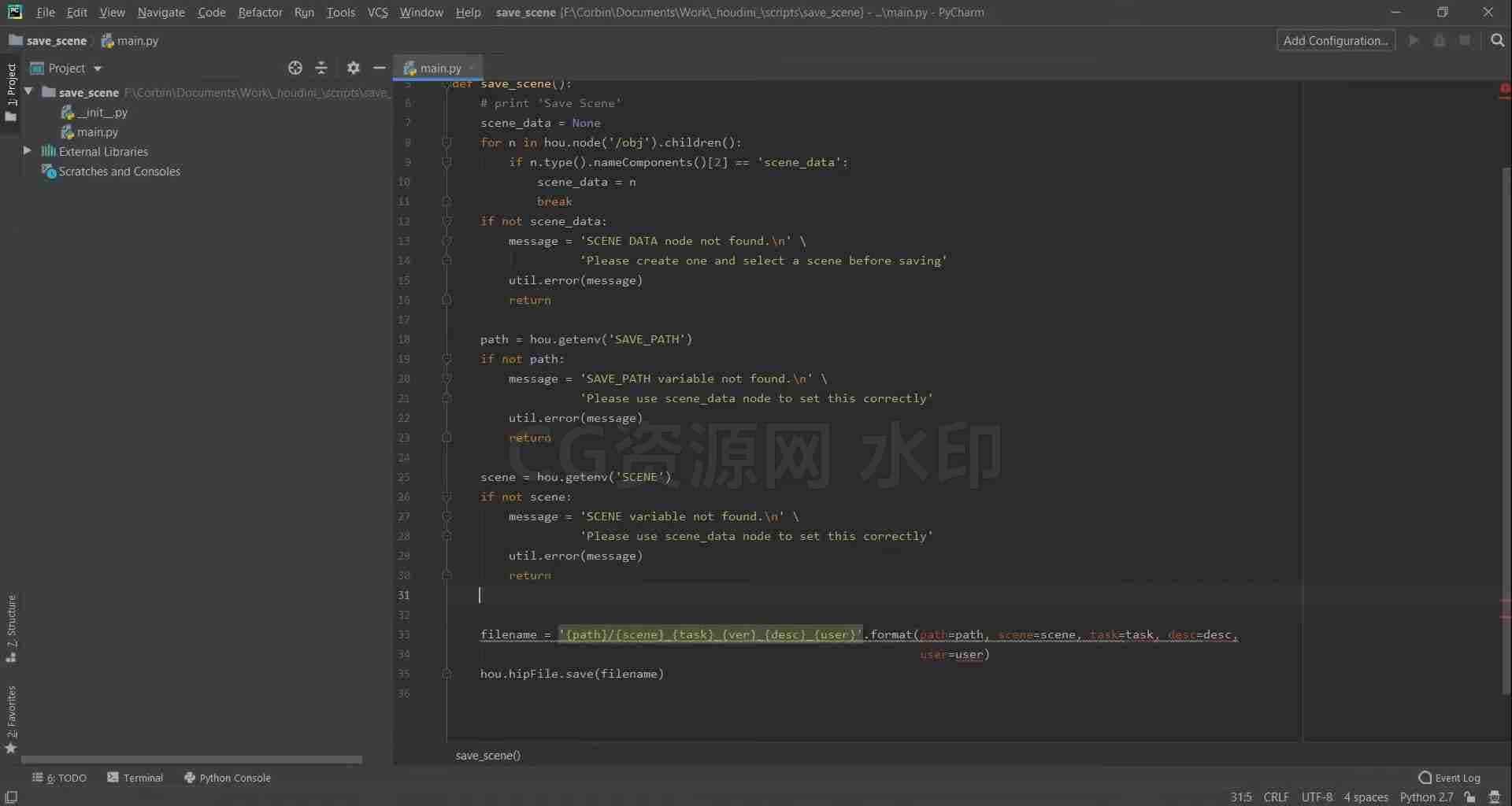 在HOUDINI中Python创建工具Rebelway Python for Houdini Artists艺术[专业国产翻译]-B站/公众号:特效向