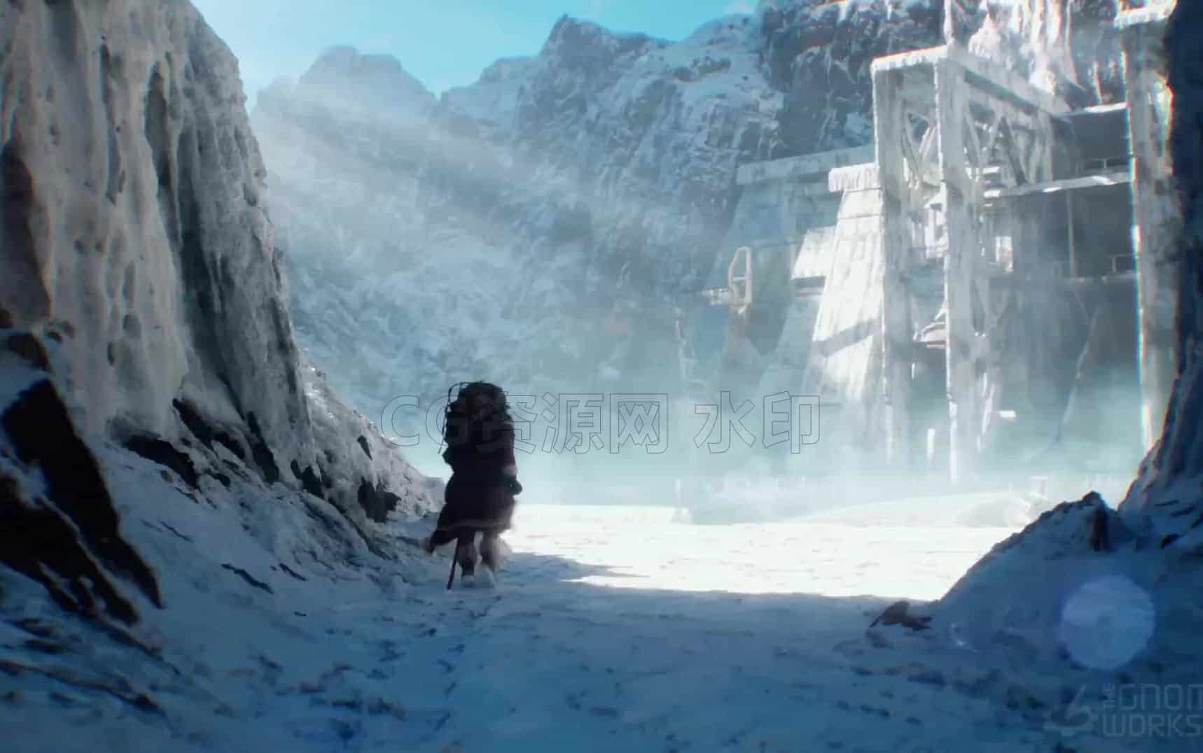 【 精品教程 】UE5雪地场景制作电影动画特效教程-B站/公众号:特效向