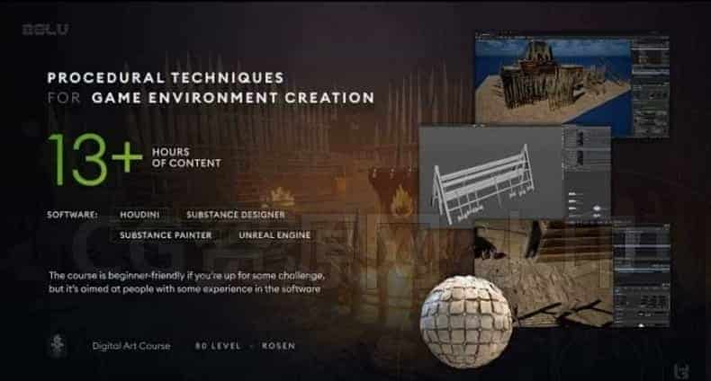 图片[2]-Houdini&Substance&UE5程序化游戏环境-B站/公众号:特效向