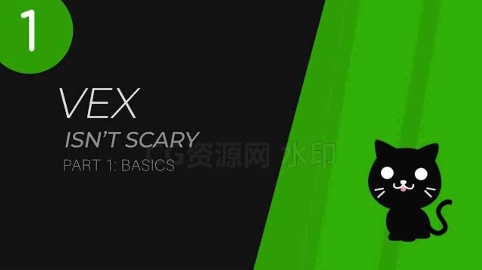 Vex不可怕系列  VEX Isn't Scary基础入门houdini初级-B站/公众号:特效向