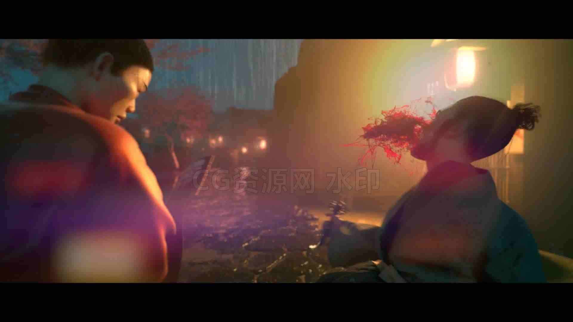Houdini20武术挥剑特效斩杀封喉流血液体教程 专业国产翻译1-B站/公众号:特效向