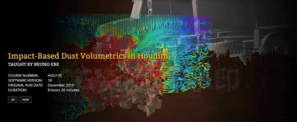 第65篇 基于碰撞的烟尘模拟Impact-Based Dust Volumetrics in Houdini-B站/公众号:特效向