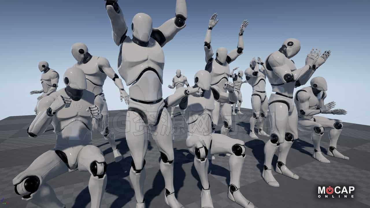 Crowd_Stadium人群_体育场-UE5动作库-B站/公众号:特效向