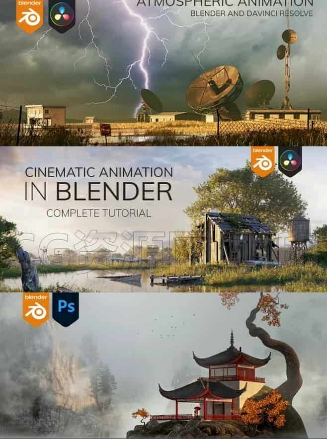 图片[4]-blender创造优美艺术和概念场景  SLAVOartist频道会员【订阅】-B站/公众号:特效向