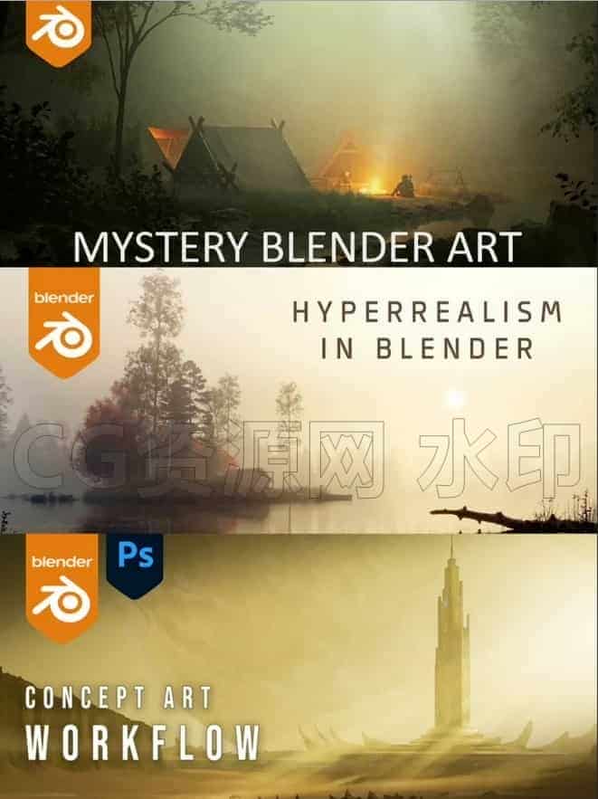 图片[7]-blender创造优美艺术和概念场景  SLAVOartist频道会员【订阅】-B站/公众号:特效向