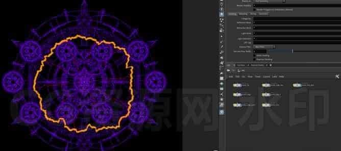 图片[2]-法阵效果 Houdini21工程文件hip臀部-B站/公众号:特效向