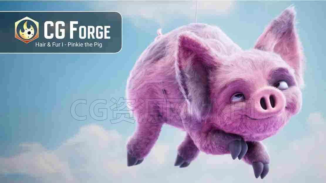 [个人制作工程]Houdini毛发头发 Hair & Fur I 飞天猪cgforge-B站/公众号:特效向