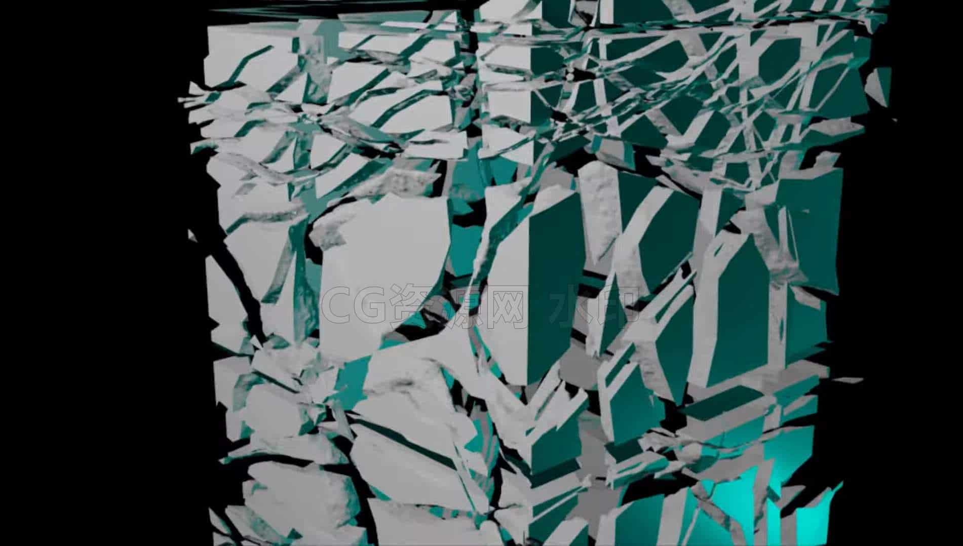 houdini破碎块儿细节设置-B站/公众号:特效向