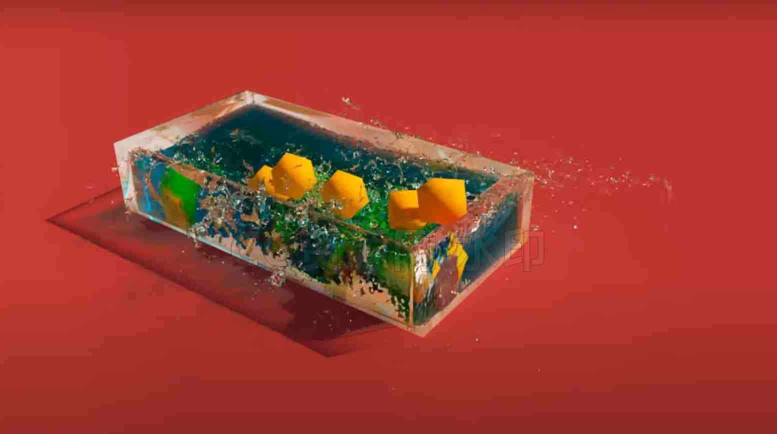 houdini简单的水花翻转hip工程-B站/公众号:特效向