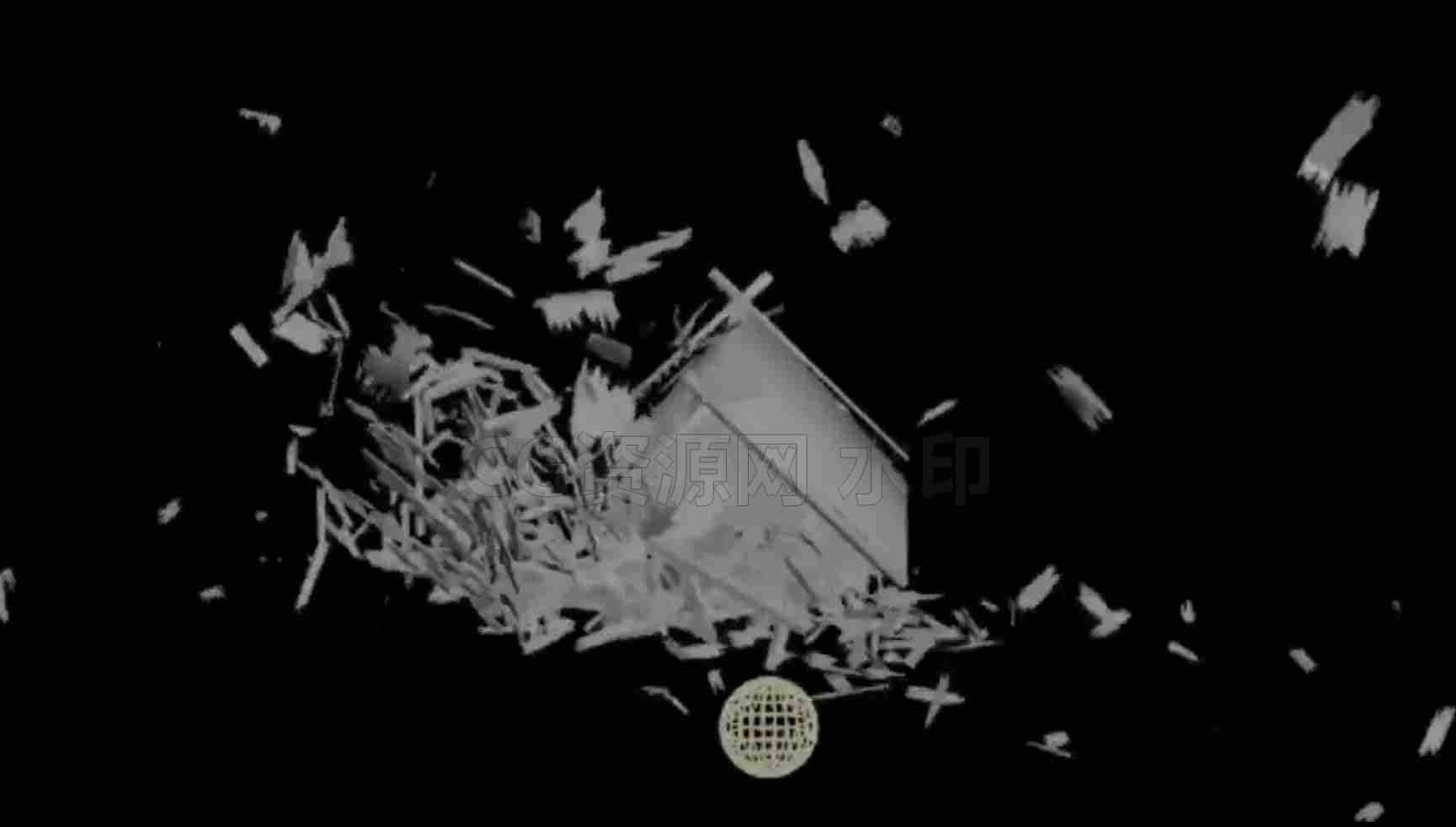 houdini简易破碎hip工程-B站/公众号:特效向