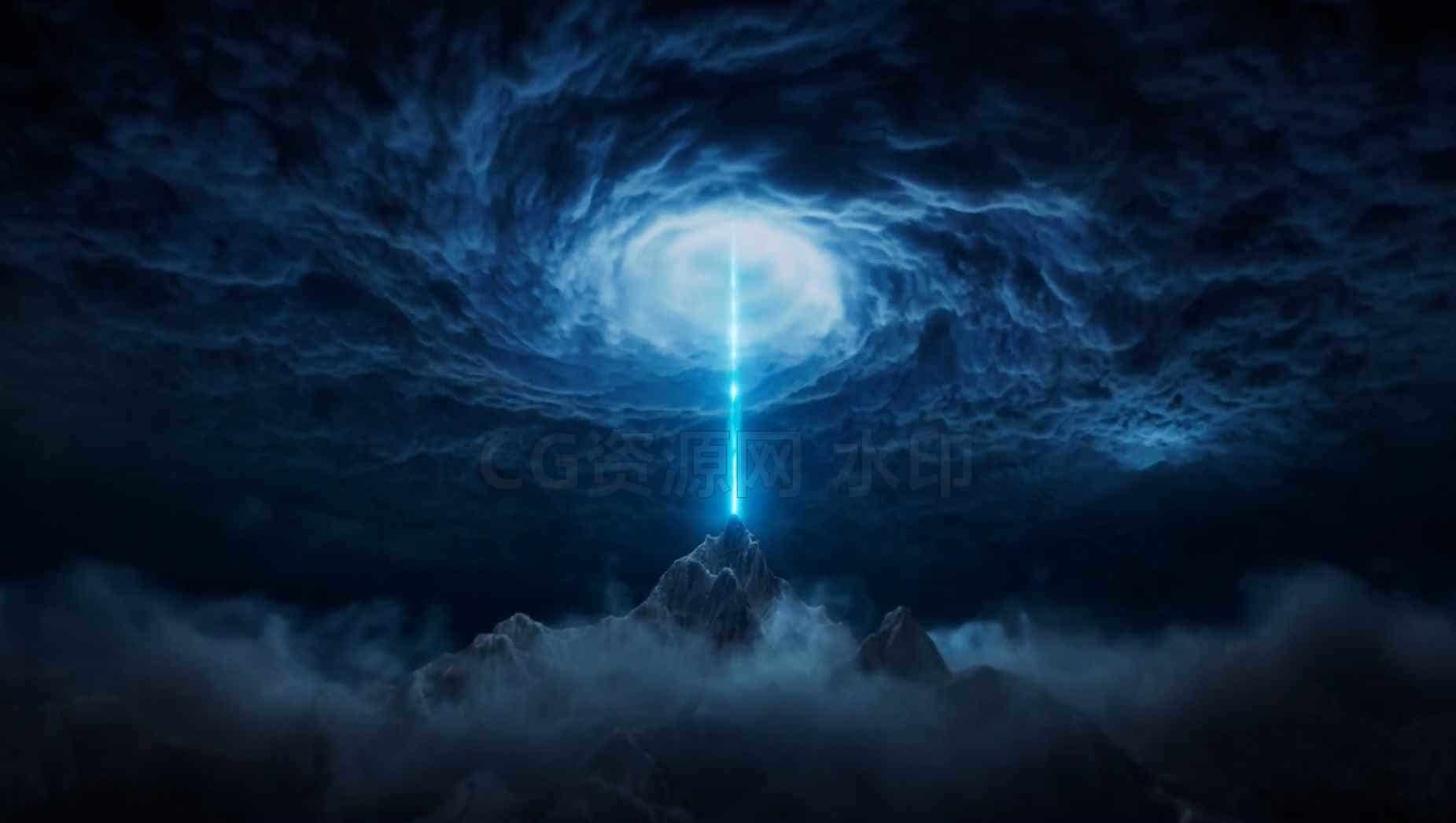 voxyde-houdini龙卷云漩涡魔法能量束-和nuke的VFX课程-B站/公众号:特效向