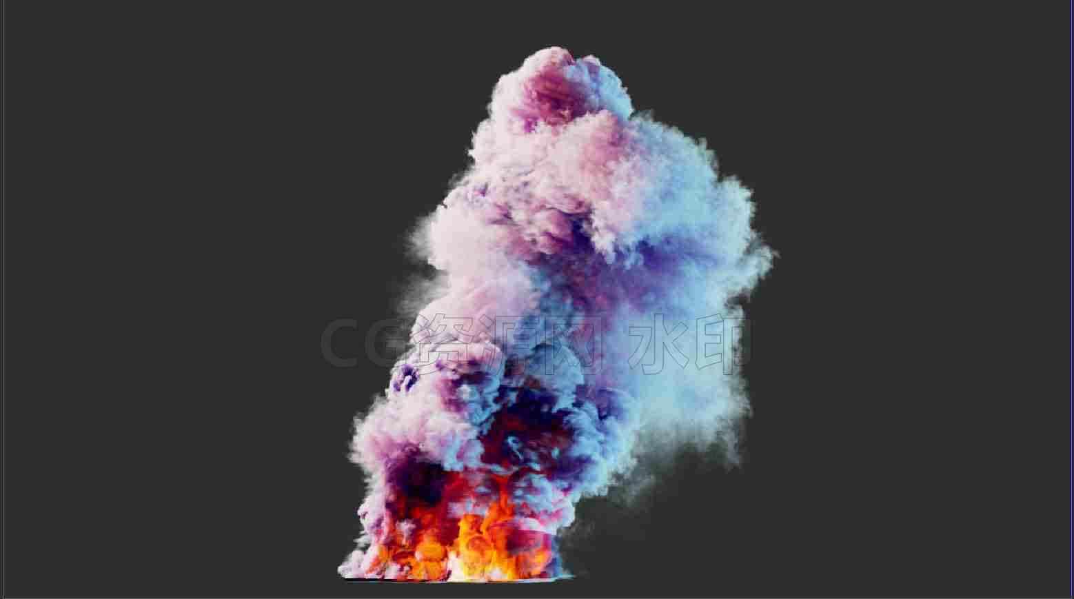 pyro烟雾工程增加一步控制烟雾渲染的亿点点细节18版-B站/公众号:特效向