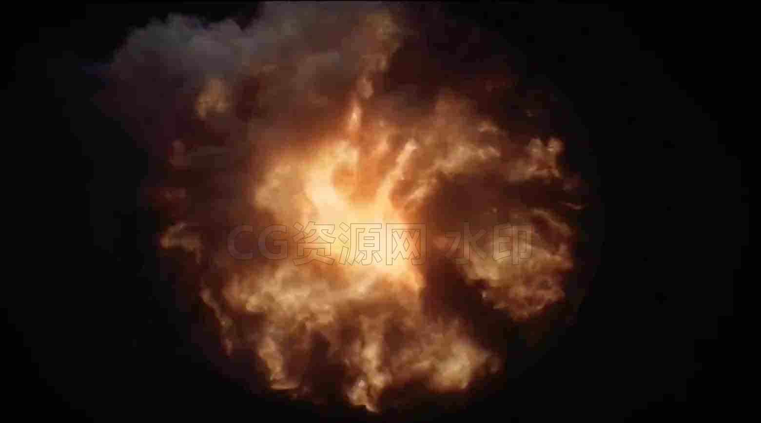 rebelway火焰和烟圈效果工程Fire and Smoke Ring Effect in Houdini火焰和烟圈效果-B站/公众号:特效向