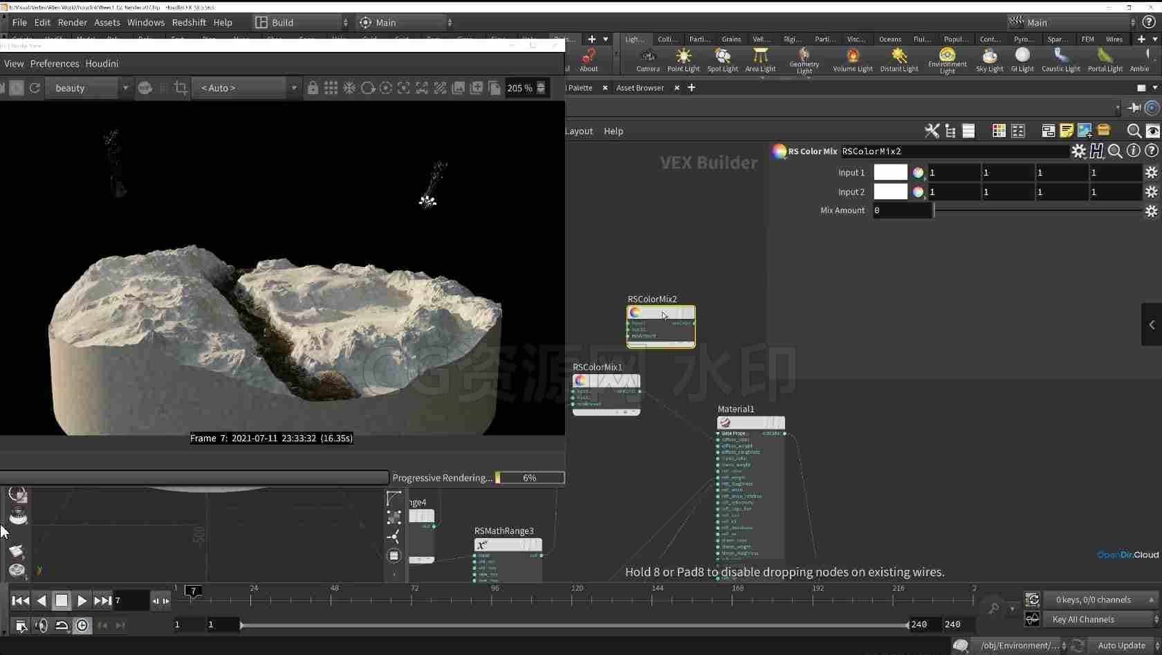 图片[2]-Houdini教程-火焰流体特效模拟Vertex School – Houdini FX & Redshift – On Demand-B站/公众号:特效向