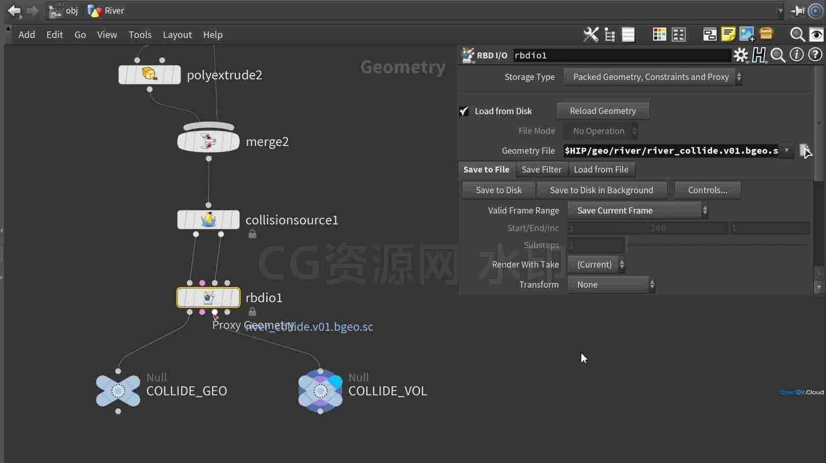 图片[4]-Houdini教程-火焰流体特效模拟Vertex School – Houdini FX & Redshift – On Demand-B站/公众号:特效向