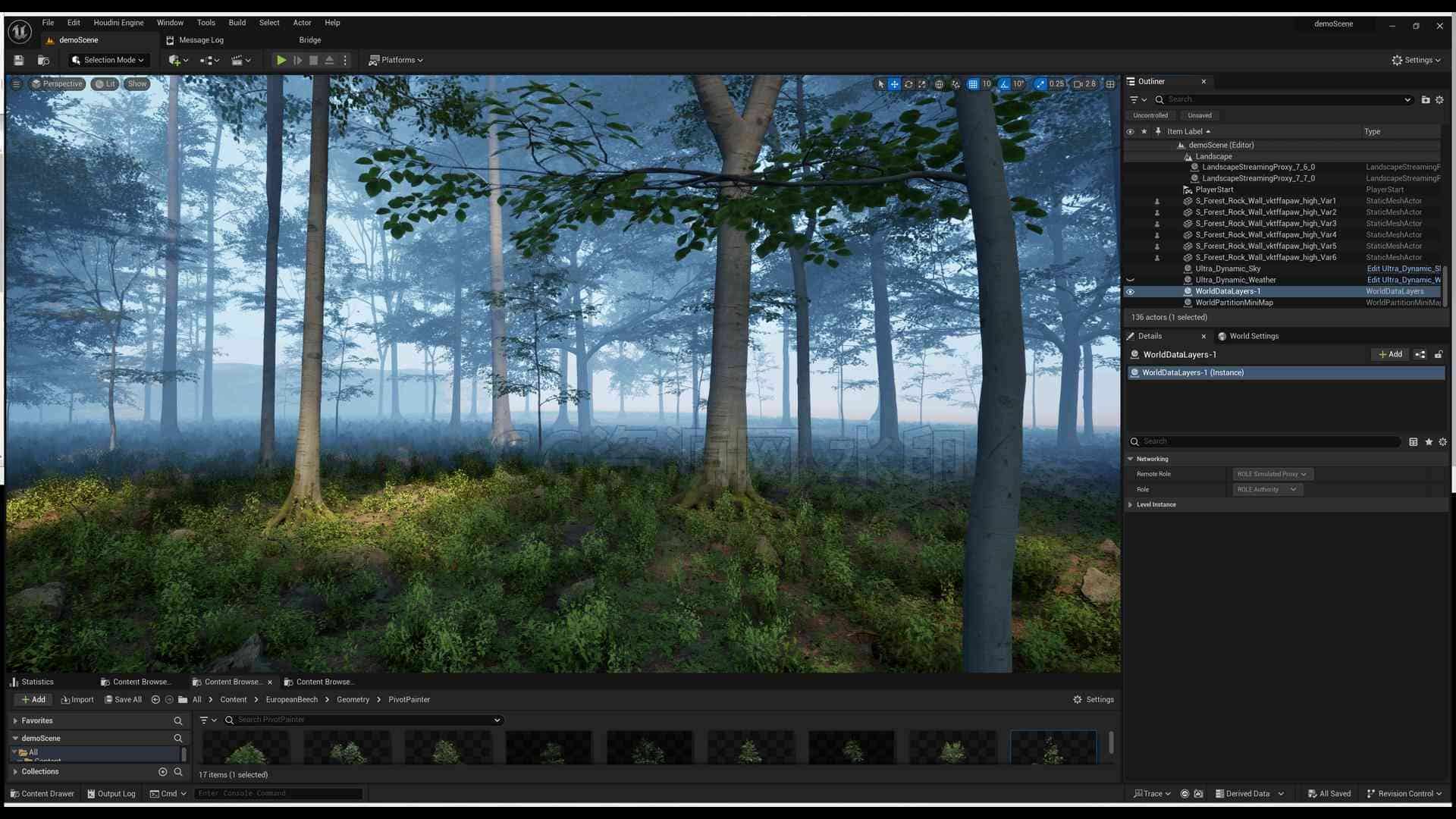 图片[3]-零基础学习Houdini20.5在UE5中进行程序化唯美环境资产地编 Procedural Assets Scattering in Unreal Engine 5 with Houdini-B站/公众号:特效向