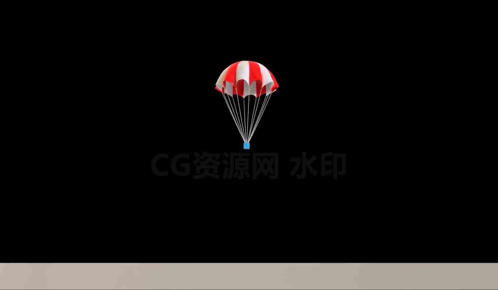 vellum刚体模拟气球降落伞hip工程-B站/公众号:特效向
