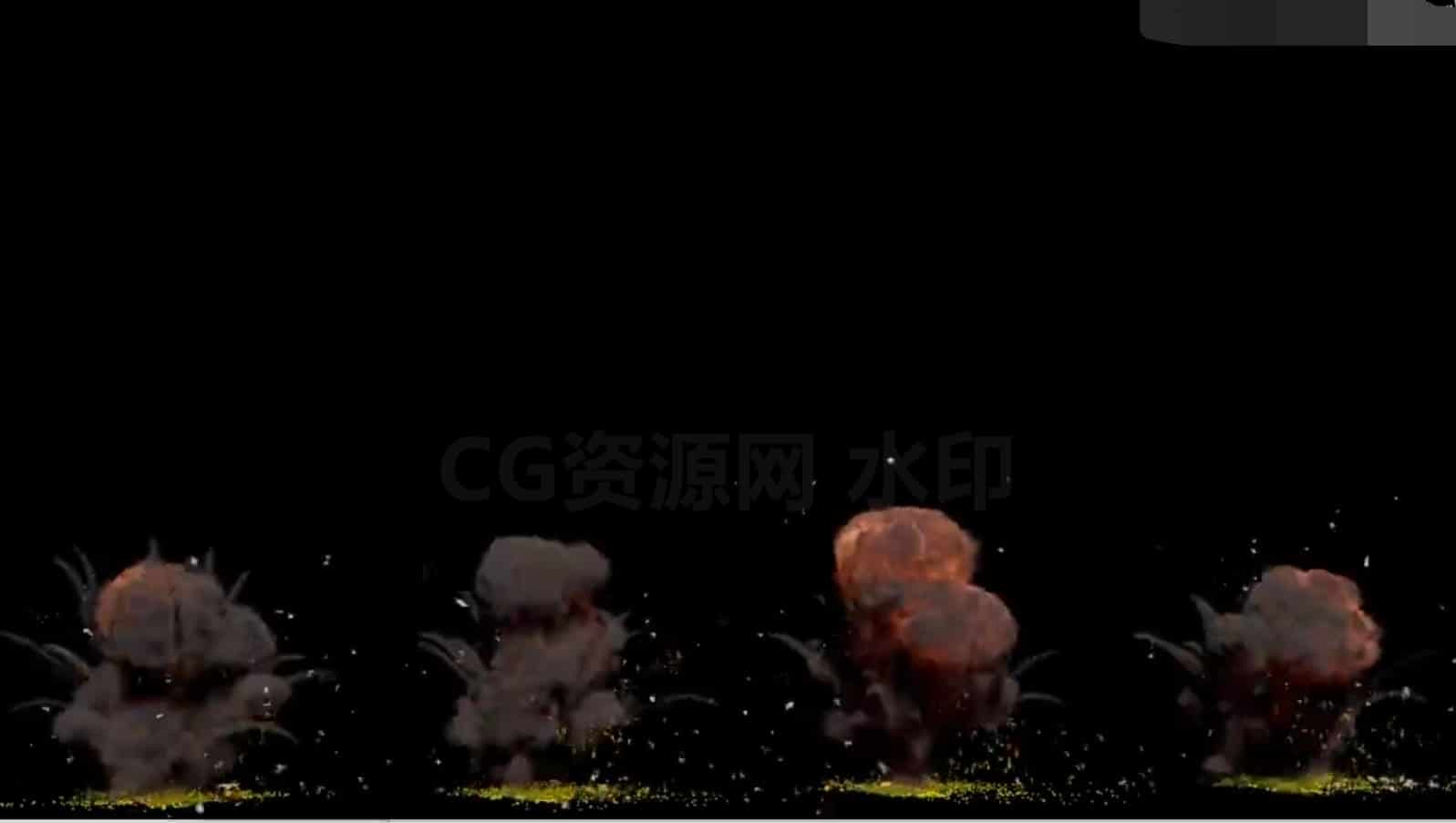 houdini18.5一粒子拖尾爆炸-B站/公众号:特效向