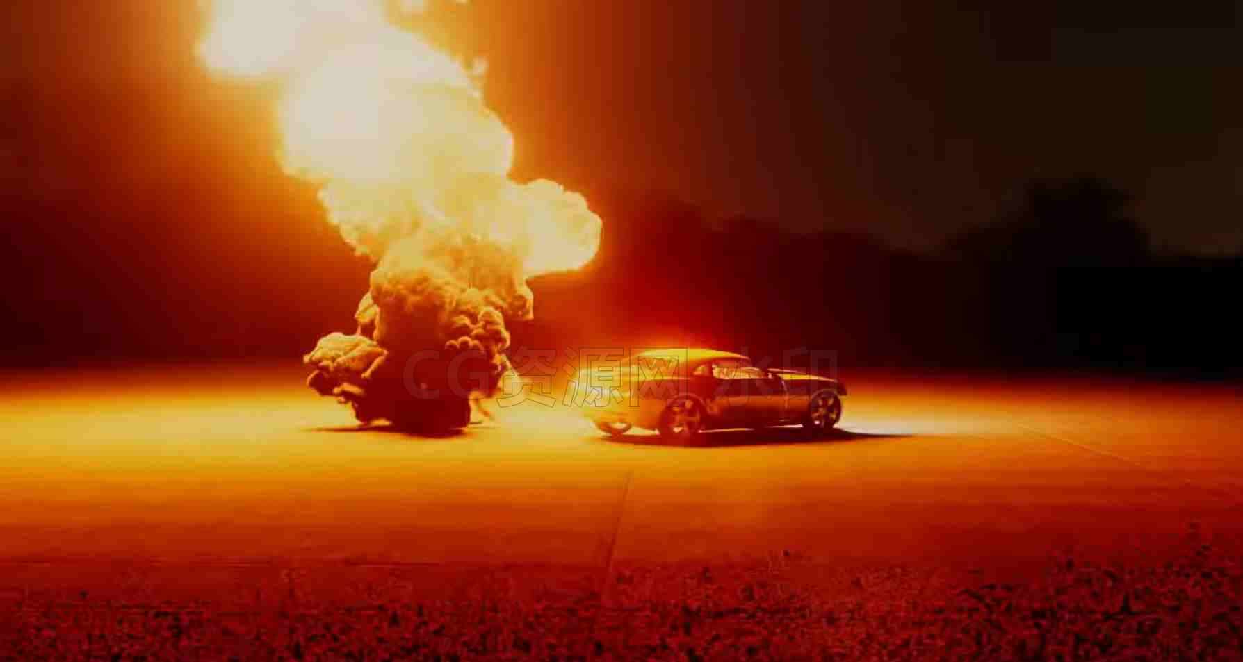 越野车穿越爆炸区hip工程-B站/公众号:特效向
