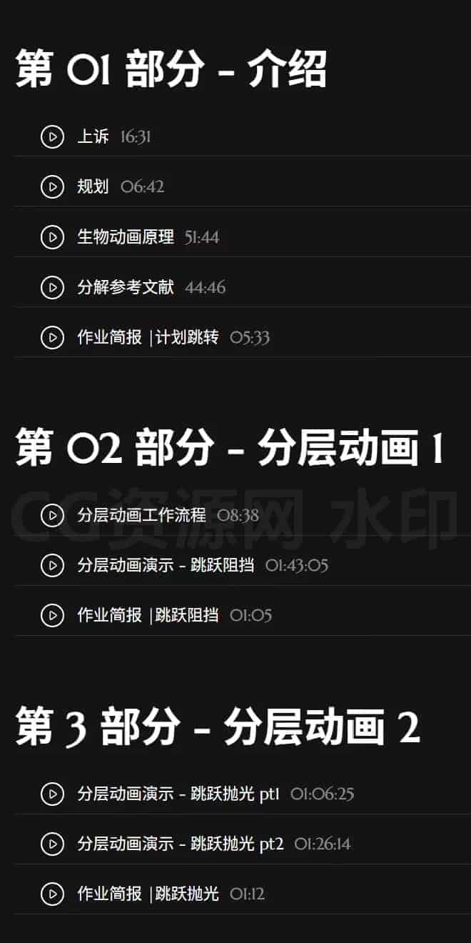 图片[2]-A站大佬新课★Maya生物动画◆从力学系统到面部表演-B站/公众号:特效向