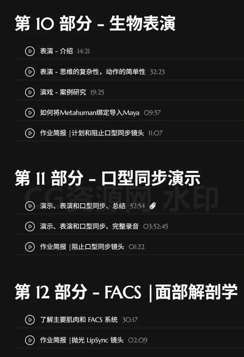 图片[6]-A站大佬新课★Maya生物动画◆从力学系统到面部表演-B站/公众号:特效向