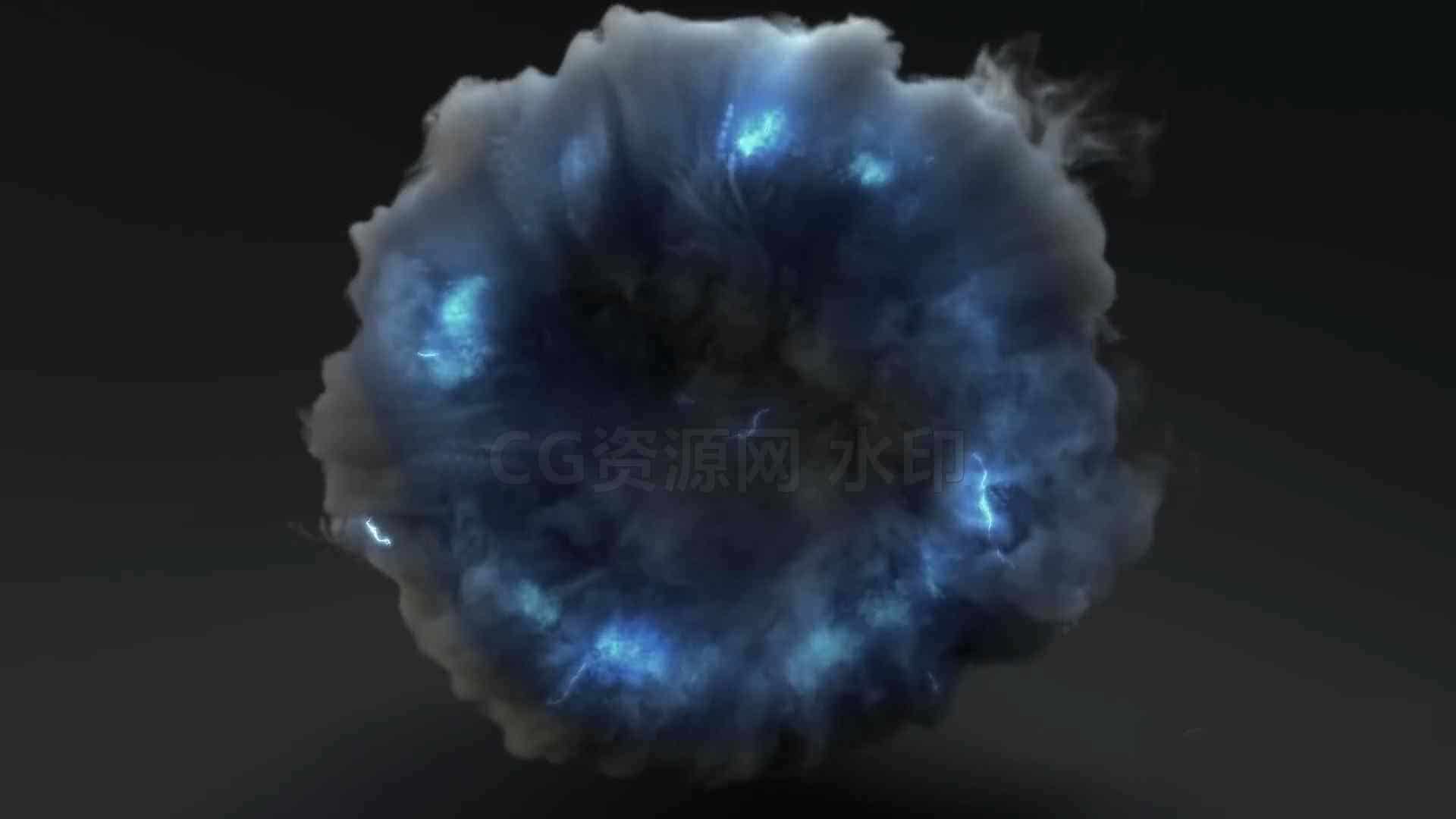 图片[2]-houdini特效教程传送门hip文件 pyro爆炸 粒子-B站/公众号:特效向