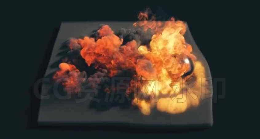 Houdini18写实pyro火焰 (H18 – HIP File)工程文件-B站/公众号:特效向