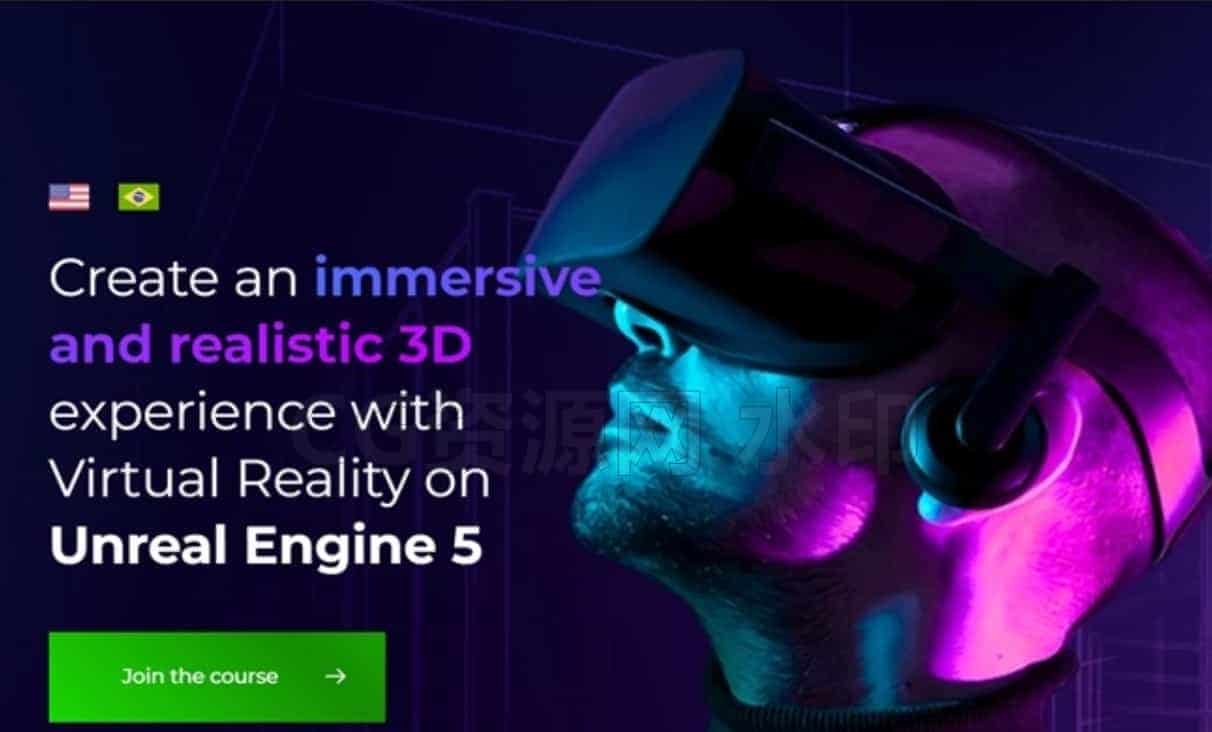 图片[2]-Dviz UE5虚拟现实VR视频制作教程 Dviz Virtual Reality Unreal Engine 5 Course-B站/公众号:特效向