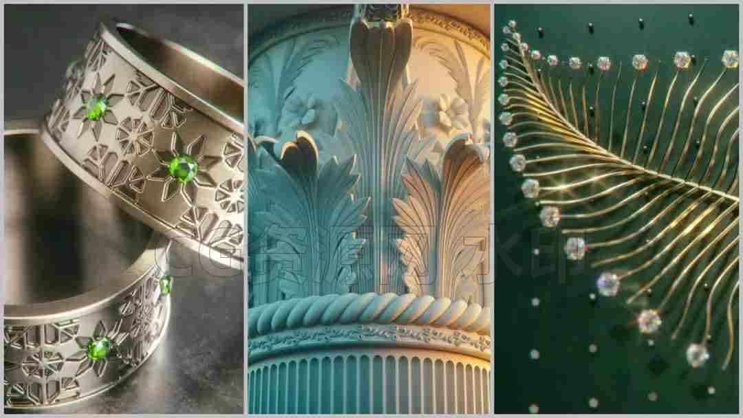 211篇 唯美模型hip工程 ornamental designs in houdini-B站/公众号:特效向
