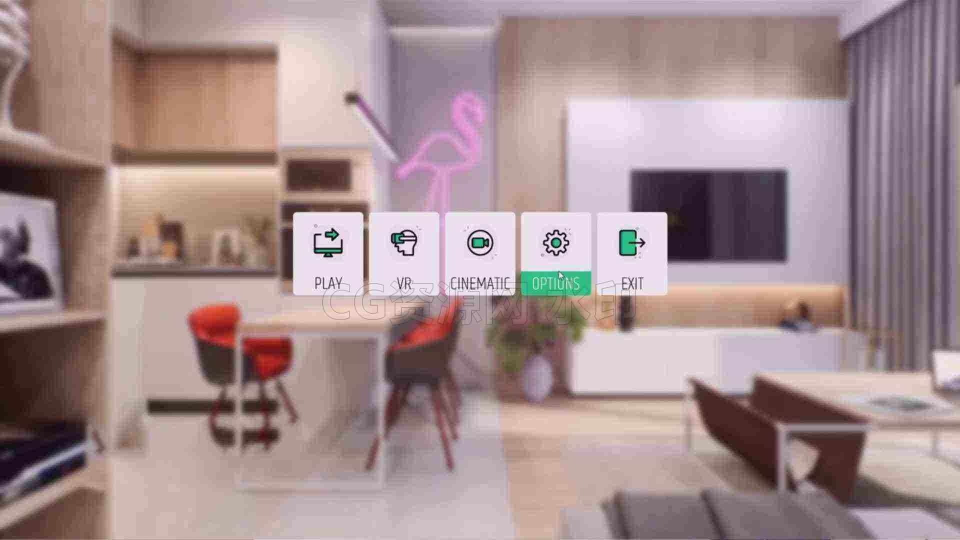 【教程】虚幻5虚拟漫游交互菜单 Widgets开发教程 没有项目保密-B站/公众号:特效向