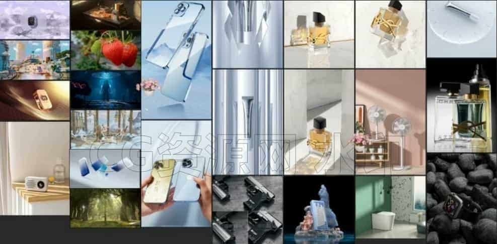 图片[2]-C4D工程场景—100套RS渲染器redshift创意产品环境工程作业-B站/公众号:特效向