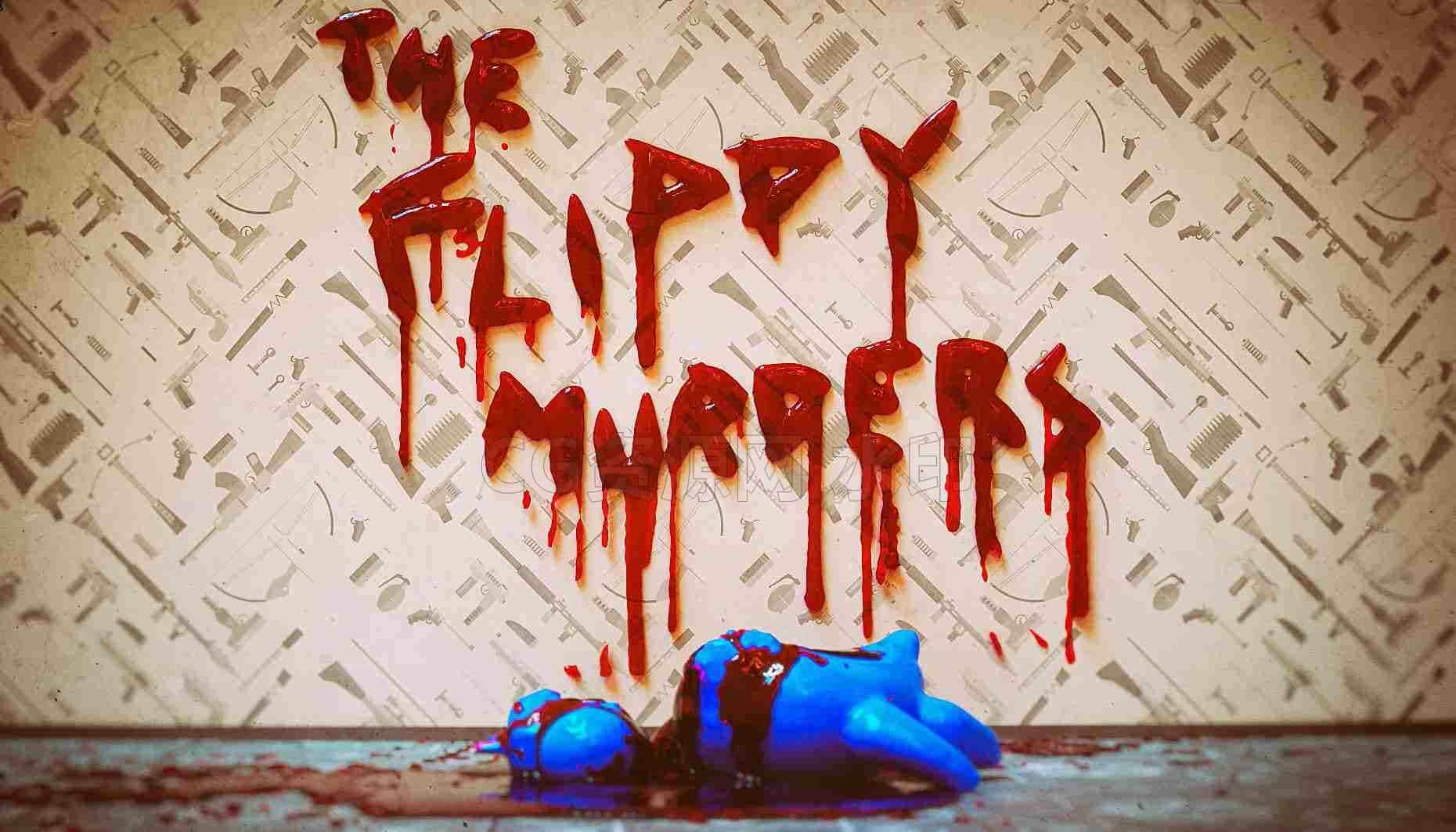 血腥恐怖的谋杀现场效果Houdini小可爱现场The Flippy murders - new houdini training promo-B站/公众号:特效向