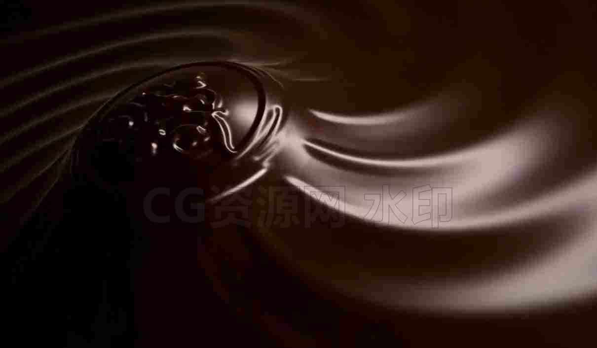 houdini巧克力液体螺旋演绎广告包装Choko swirl making of (+ hip file)-B站/公众号:特效向