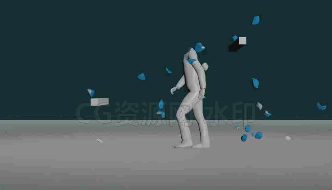 Houdini带动画物体的破碎Houdini – fracturing animated object  hip工程文件-B站/公众号:特效向