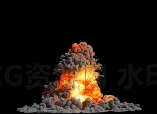 houdini爆炸特效平流砂hip工程文件-B站/公众号:特效向
