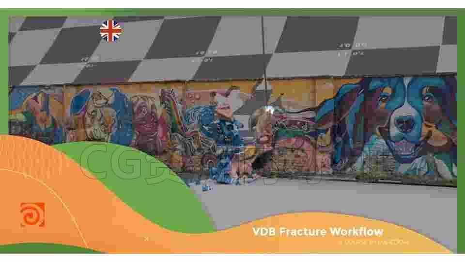 第7篇 houdini利用VDB高效制作高精度破碎VDB Fracturing in Houdini-B站/公众号:特效向