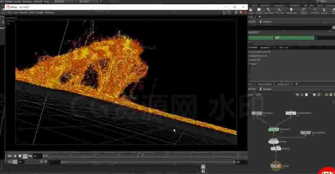 图片[4]-第9篇 快速运动的岩浆火焰怪物Houdini Snake Lava Monster Project-B站/公众号:特效向