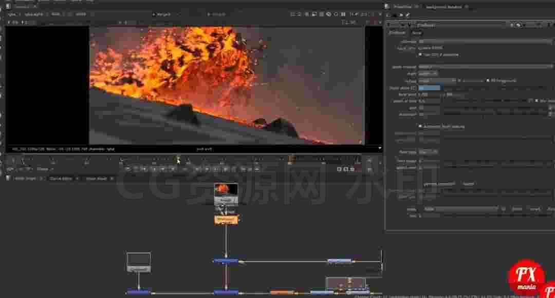 图片[7]-第9篇 快速运动的岩浆火焰怪物Houdini Snake Lava Monster Project-B站/公众号:特效向