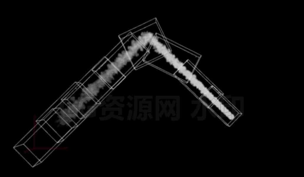 会“拐弯”的Pyro流体框Pyro簇 clustering with path alignment-B站/公众号:特效向