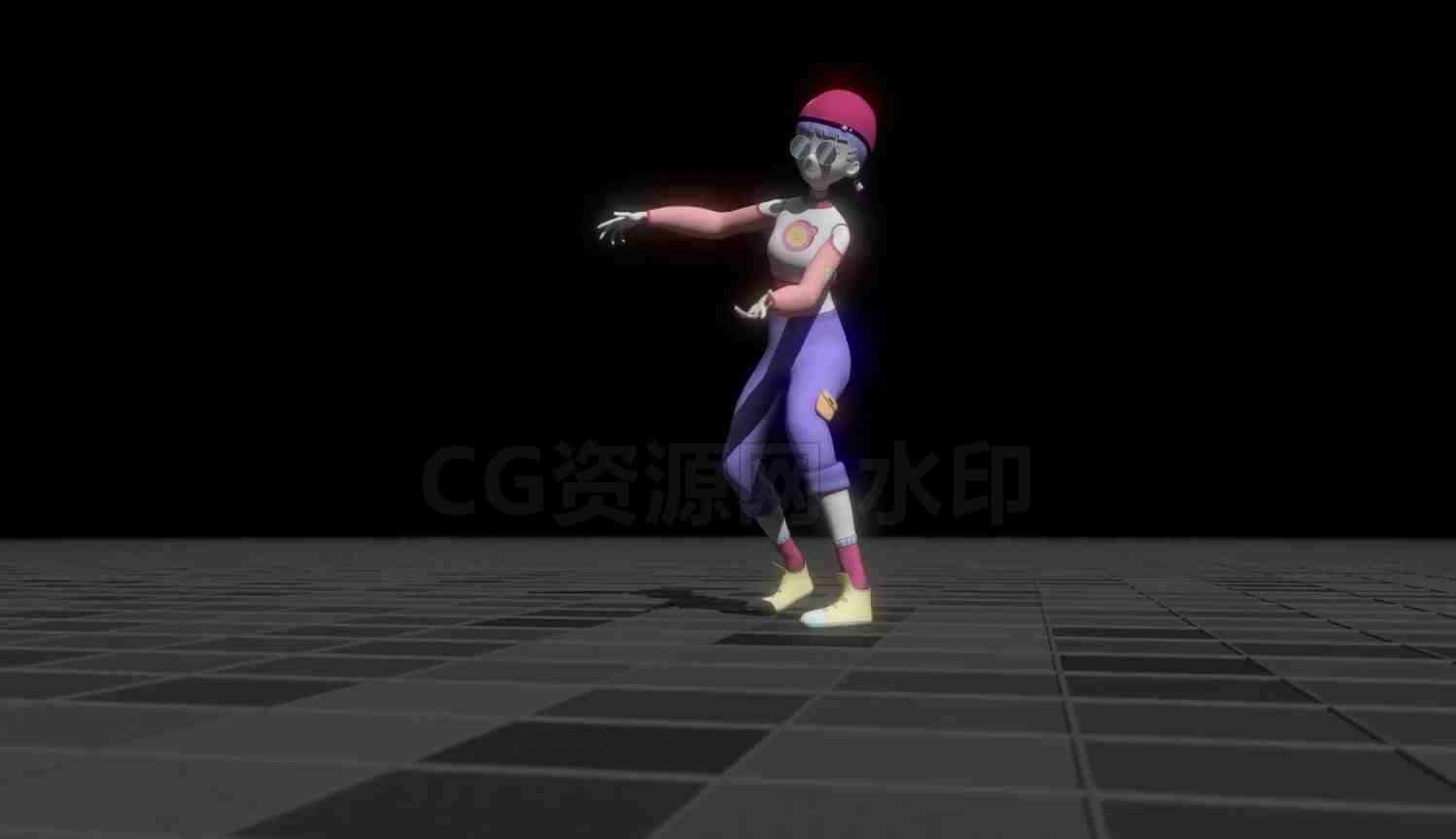 Houdini中像素故障效果幽灵工程 3D Glitch Effect-B站/公众号:特效向