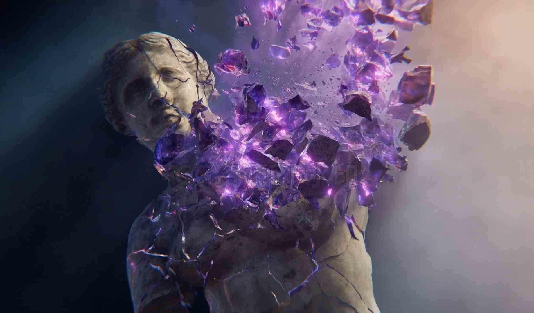 [修复]voxyde系列-Houdini魔幻水晶体解体破碎特效教程Crystal Destruction【国产国产翻译】[第14个视频误下载720P已改1080请重新保存17号中午12点]-B站/公众号:特效向