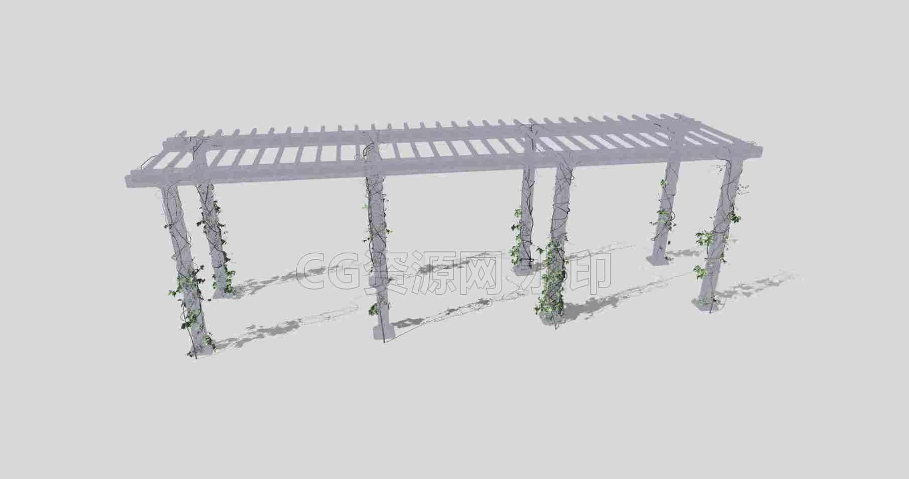Houdini常春藤植物生长speed树免费测试hip文件-B站/公众号:特效向