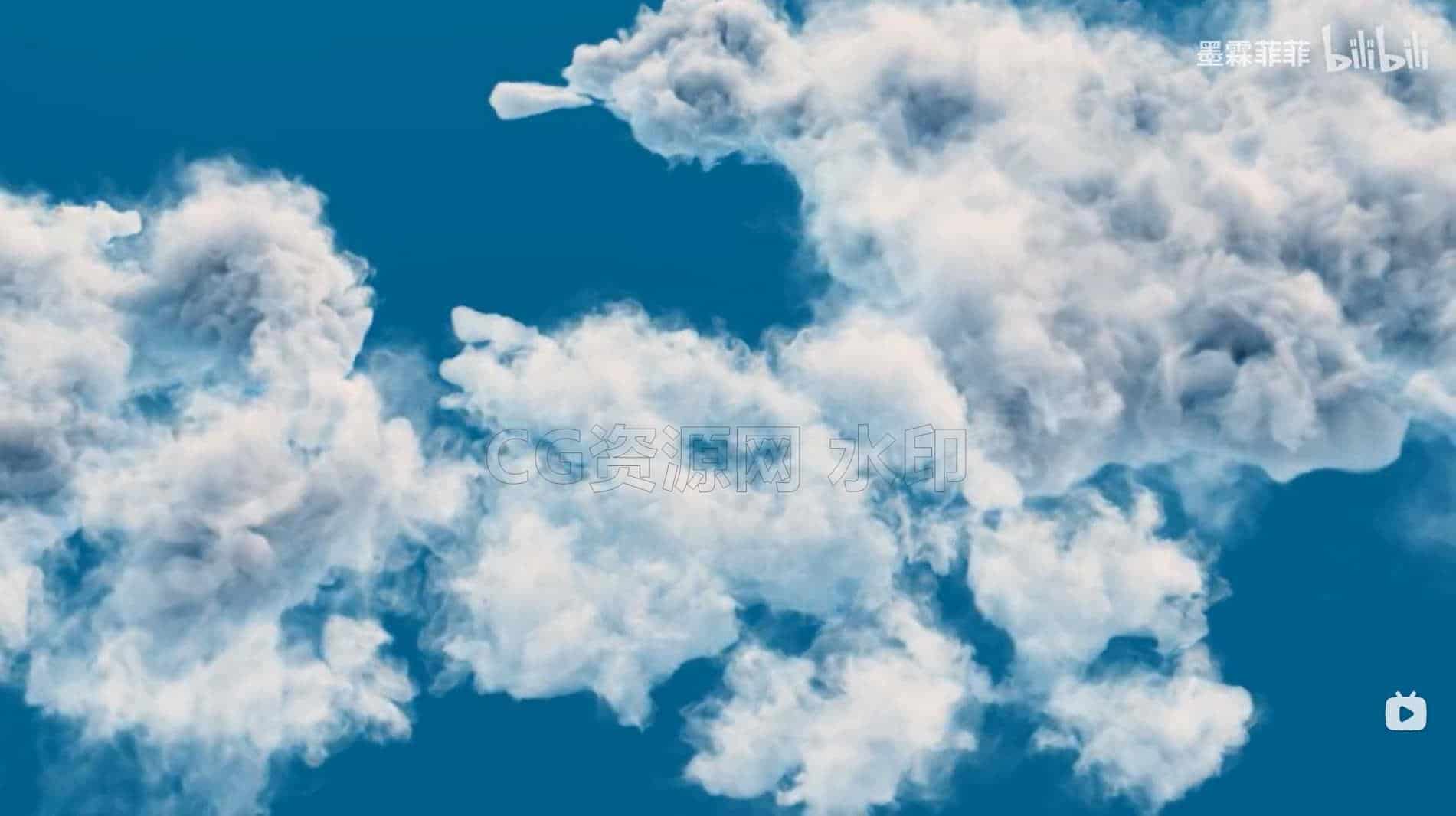 houdini流云+hip工程文件-B站/公众号:特效向