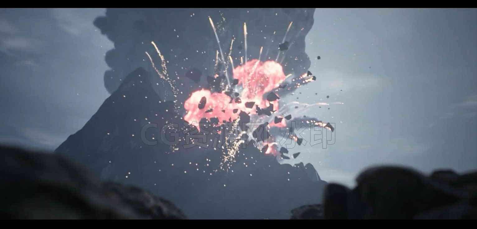 虚幻4大型特效课火山喷发Realtime FX for the Games & Cinematics - Pro Online Course rebelway-B站/公众号:特效向