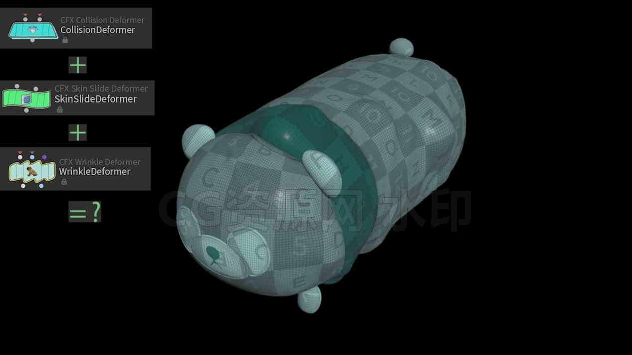运动变形物体soomth光滑处理 Houdini 皮肤滑动工具展示(熊猫版) OpenCL Skin Slide Deformer 1.0 Houdini Skin Slide Deformer HDA-B站/公众号:特效向