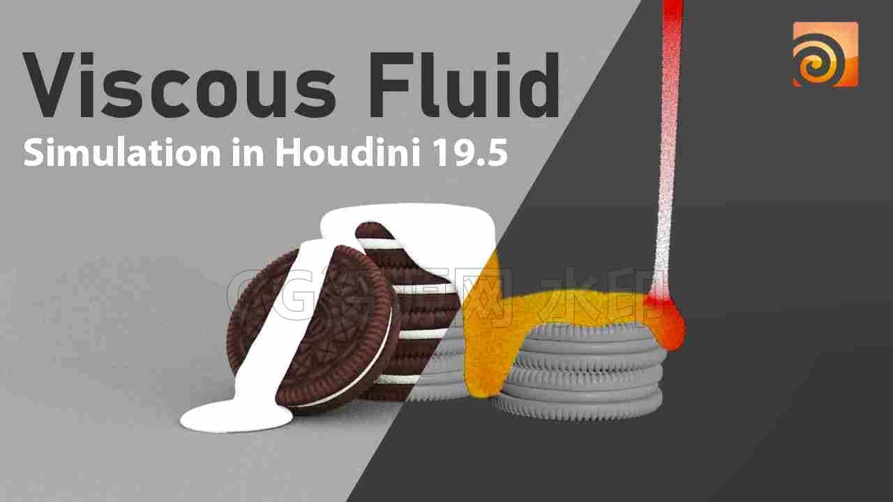 houdini19.5液体牛奶饼干巧克力hip工程-B站/公众号:特效向